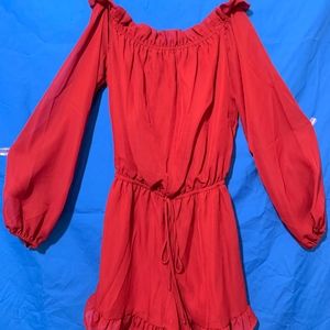 Red Wine Lulus Romper